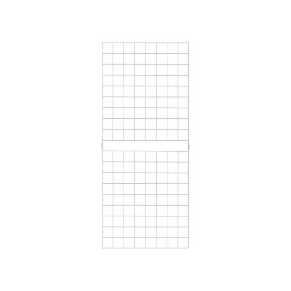2'x5' White Portable Grid Panel, Pack Of 3, Econoco, Mfr#: W2X5